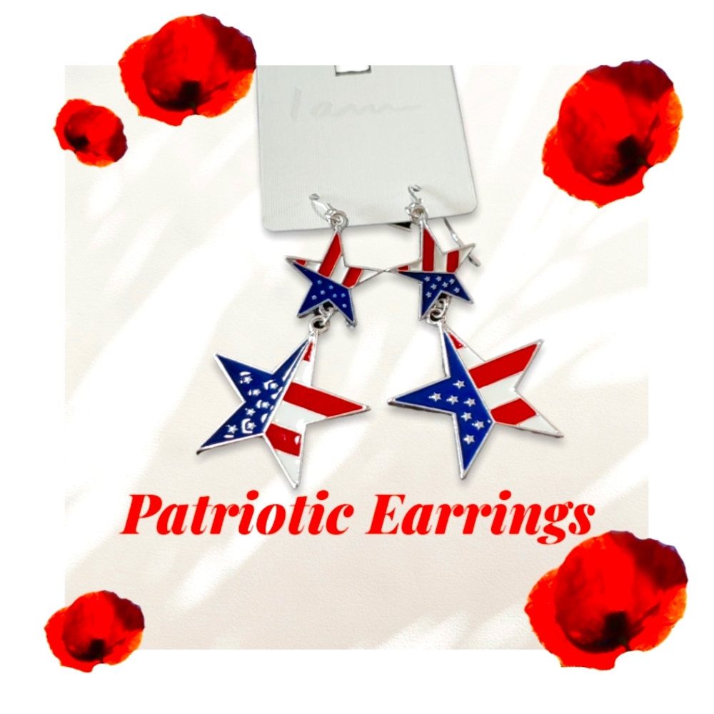 🇺🇲🇺🇲🇺🇲PATRIOTIC EARRINGS🇺🇲🇺🇲🇺🇲